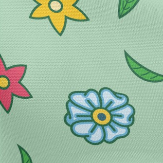 Colorful And Cute Flowers Pongee