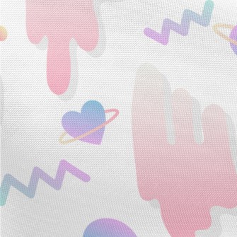 Fluorescent Gradient Love Pongee