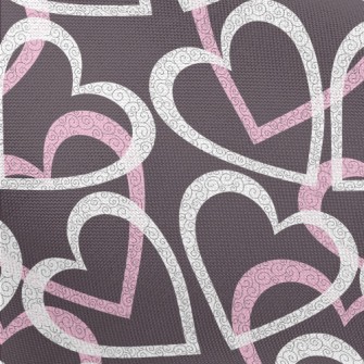 Curly Lines Of Love Pongee