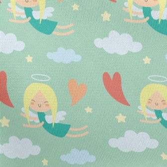 Cute Little Angel Pongee
