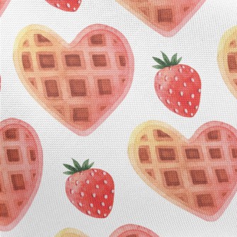 Strawberry Heart Muffins Pongee