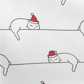 Lazy Resting Cat Pongee