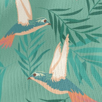 Industrious Little Hummingbird Stretch Jersey