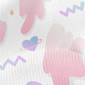 Fluorescent Gradient Love Stretch Jersey
