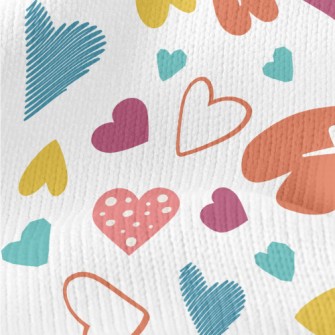 Cross Shaped Heart Stretch Jersey