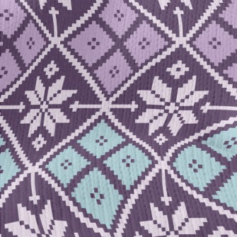 Snowflake Ethnic Style Stretch Jersey