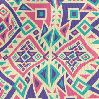 Nice Ethnic Patterns Stretch Jersey