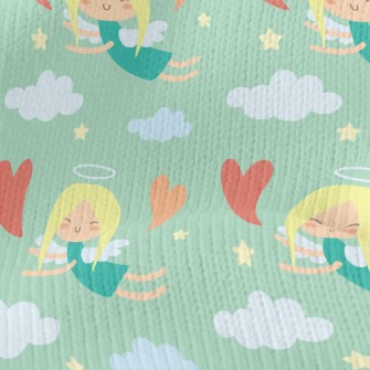 Cute Little Angel Stretch Jersey