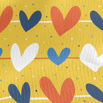 Line Size Hearts Stretch Jersey