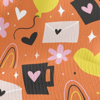 Love Balloon Love Letter Stretch Jersey