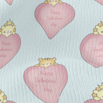 Animals Celebrate Valentine&#3 Stretch Jersey