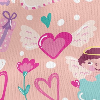 Angel Sends Love Letter Stretch Jersey