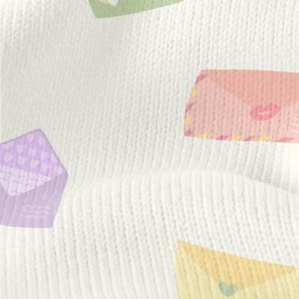 Pink And Colorful Envelopes Stretch Jersey