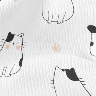 Naughty Expression Cat Stretch Jersey