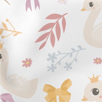 Shy Swan Princess Lightweight Cotton Poplin