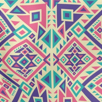 Nice Ethnic Patterns Lightweight Cotton Poplin