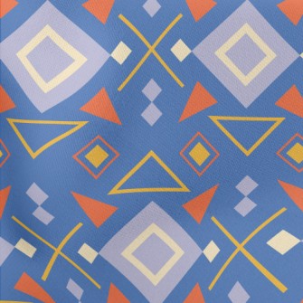 Strange Triangular Block Lightweight Cotton Poplin