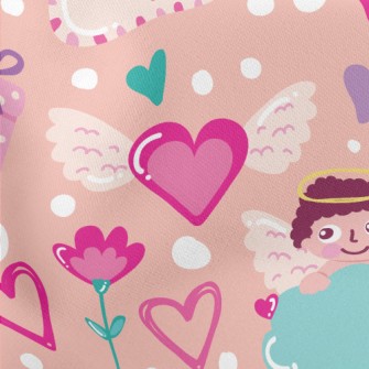 Angel Sends Love Letter Lightweight Cotton Poplin