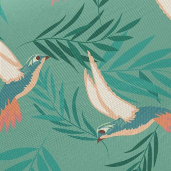 Industrious Little Hummingbird Midweight Cotton Poplin
