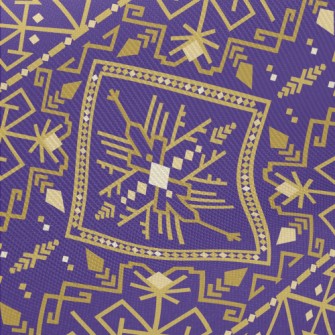 Gorgeous Gold Damask Midweight Cotton Poplin