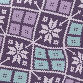 Snowflake Ethnic Style Midweight Cotton Poplin