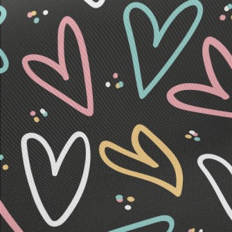 Bright Basket Of Empty Hearts Midweight Cotton Poplin