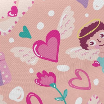 Angel Sends Love Letter Midweight Cotton Poplin