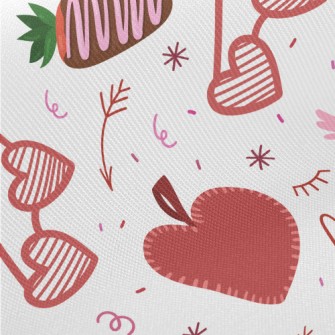 Love Bikini Glasses Midweight Cotton Poplin