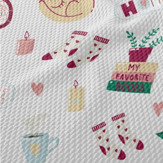 Warm And Slow Living At Home Birdseye Piqué