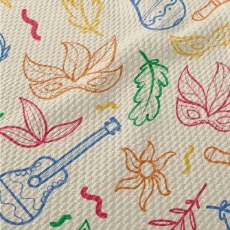 Brazilian Carnival Birdseye Piqué