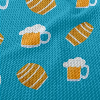 Foam Beer Barrel Birdseye Piqué