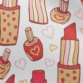 Pretty Polka Dot Lipstick Chiffon