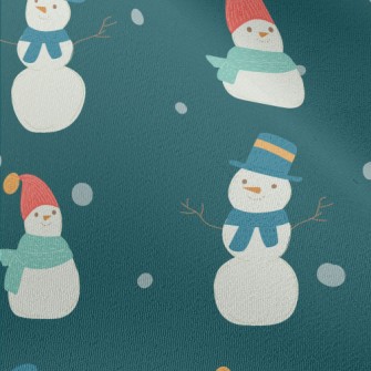 Gentleman Scarf Snowman Chiffon