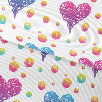 Graffiti Love Dots Waterproof Oxford