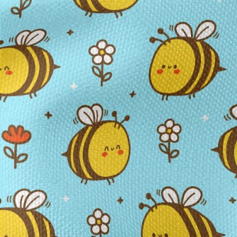 Happy Little Bee Waterproof Canvas