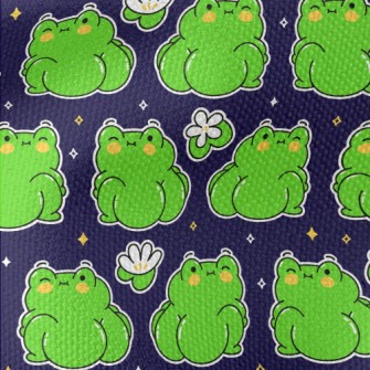 Funny Big Ass Frog Waterproof Canvas