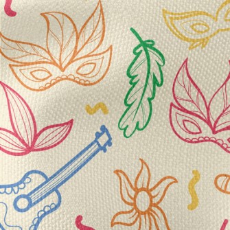 Brazilian Carnival Waterproof Canvas