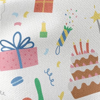 Happy Birthday Party Waterproof Canvas