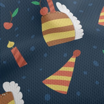 Delicious Two-tone Honey Cake Athletic Mesh Flat Back