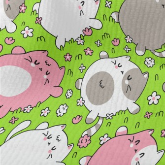 Kitten Lying On The Grass Terry