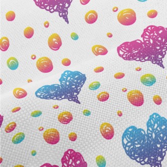 Graffiti Love Dots Performance Linen