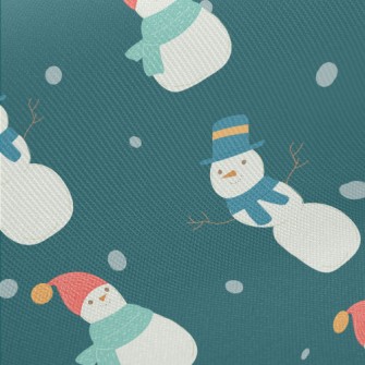 Gentleman Scarf Snowman Twill