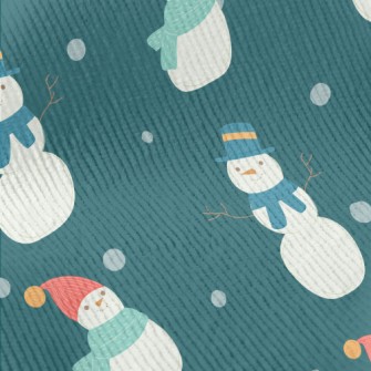 Gentleman Scarf Snowman Standard Corduroy