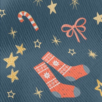 Reindeer Sweater Skate Boots Standard Corduroy