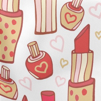 Pretty Polka Dot Lipstick Stretch Ponte