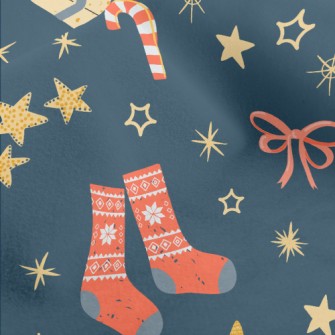 Reindeer Sweater Skate Boots Micro Fleece