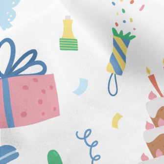 Happy Birthday Party Micro Fleece