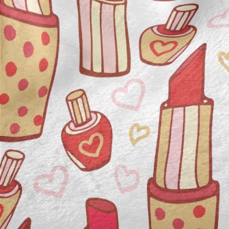 Pretty Polka Dot Lipstick Minky