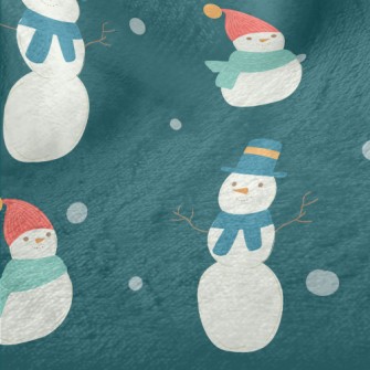 Gentleman Scarf Snowman Minky