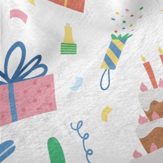 Happy Birthday Party Minky